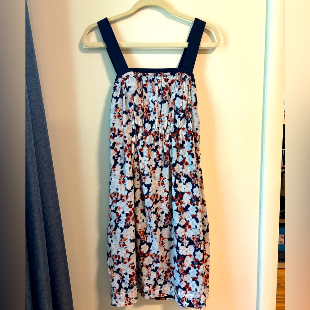 Club Monaco red white and blue summer dress